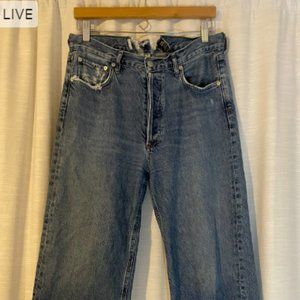 AGOLDE Ren Wide Leg Rigid Jeans sz 28
